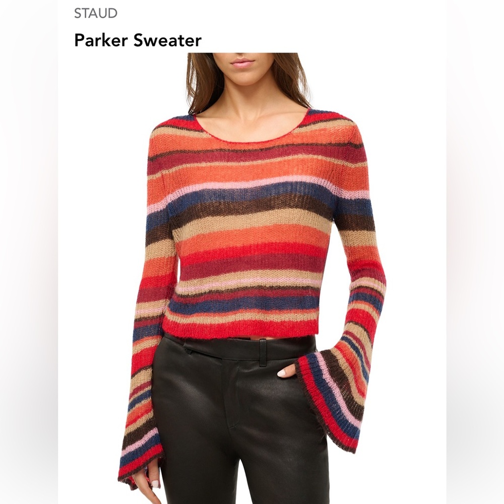 STAUD Parker sweater Sz M NWT